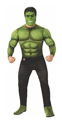 Disfraz Talla Estándar Para Hombre De Hulk Marvel