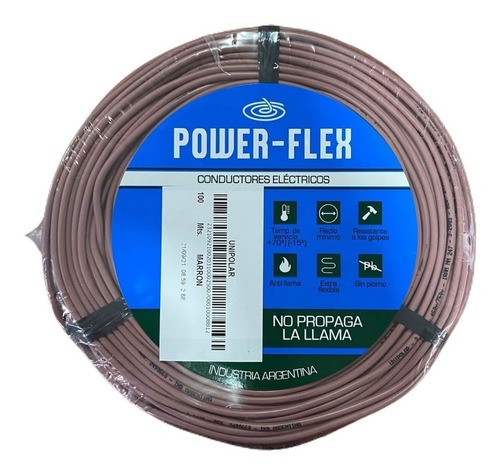 Cable Unipolar 1,5 Mm Eco Rollo X100 Mts Power Flex Cuo