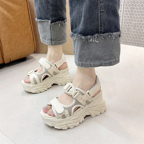 Sandalias Para Mujer Zapatos De Cómodas Plataforma Deportes