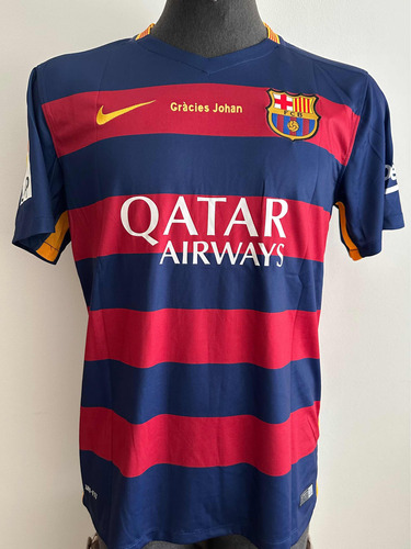 Camiseta Barcelona 2015 Luis Suárez Clasico Vs Real Madrid