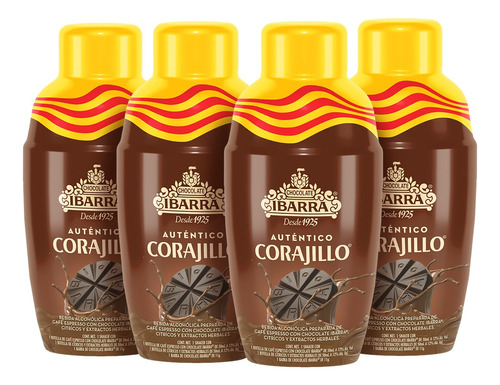 4 Pack Auténtico Corajillo X Ibarra 100ml C/u (carajillo)