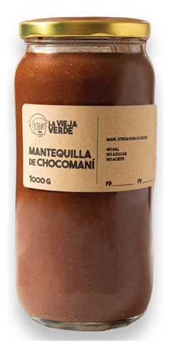 Mantequilla De Chocomani Artesanal 100% Natural -1kg