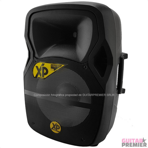 Imagen 7 de 8 de Combo Bafle Activo Bluetooth + Pie Microfono Cable 150w Rms