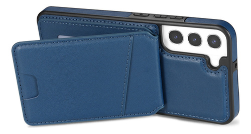 Funda Para Samsung S22 Wallet Con Blindaje Magnético,
