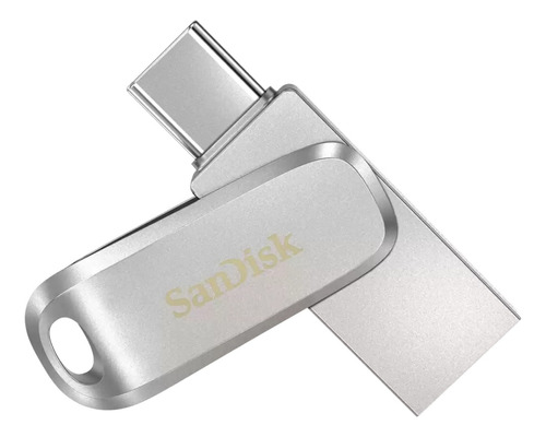 Pendrive Sandisk Ultra Drive Luxe Usb Type-C 64 Gb 150 mb/s Color Plateado