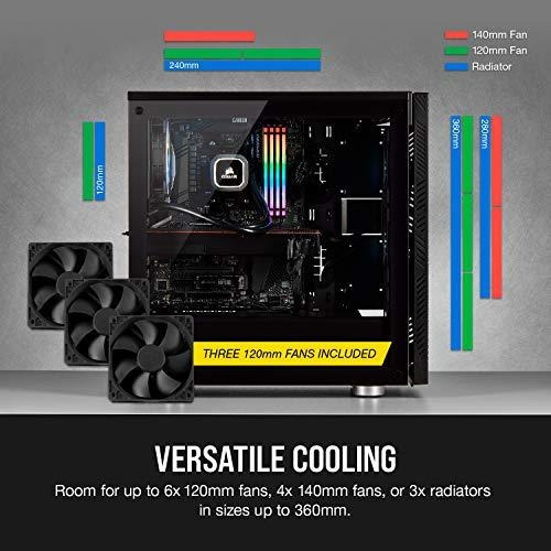 Caja Gabinete Gamer Corsair 275r Airflow Ventilador Cooler