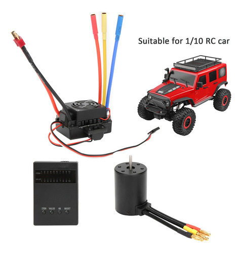 Tarjeta De Programa Esc Sin Escobillas 3650 3100kv 60a Sin E