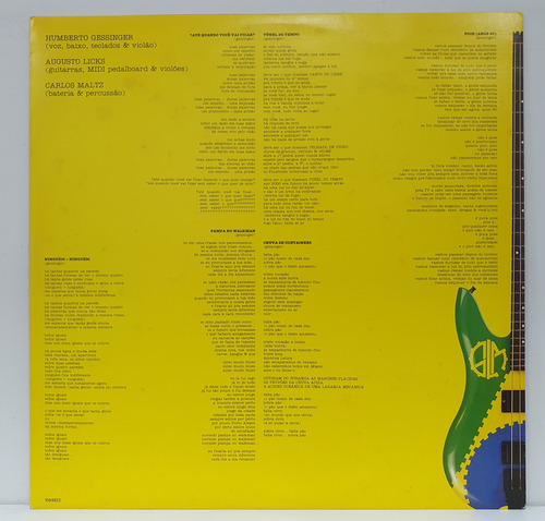 Lp Engenheiros Do Hawaii Gessinger Licks Maltz Com Encarte (Usado)