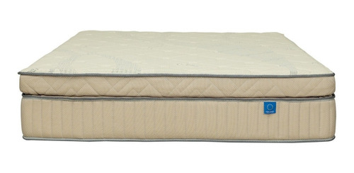 Imagen 1 de 3 de Colchón King de resortes Flex Support Máximo Cobre gris y beige - 180cm x 200cm x 35cm