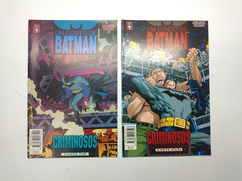 Coleção 2 Hq Um Conto De Batman Criminosos Editora Abril 1996 16266 (Usado)