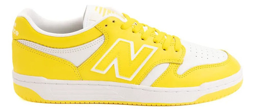 Tenis New Balance 480 Amarillo Limón Y Blanco