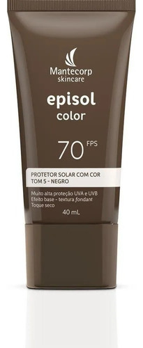 Protetor Solar Fps70 Episol Tom 5 Negro Mantecorp Skincare