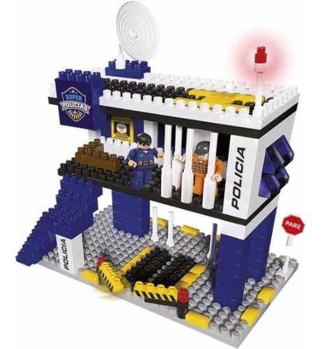 Imagen 3 de 10 de Bloques Super Policías 290 Piezas Original Blocky