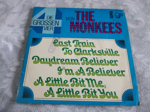 The Monkees - Die Grossen Vier - Vinilo 7 Simple Doble
