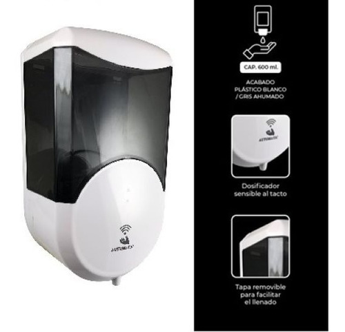 Imagen 2 de 4 de Dispensador Despachador Automático De Gel/jabón 600ml
