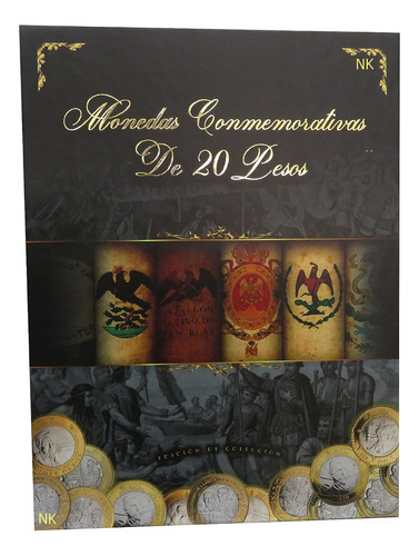 Álbum Coleccionador De Monedas De 20 Pesos De México