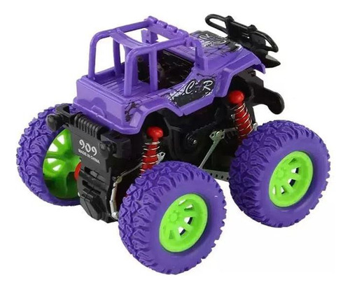 Carrinho Monster Speed City R3014 Roxo - Bbr Toys