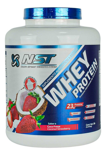 Nst | Whey Protein | Proteína De Suero De Leche Hidrolizada Sabor Coco Fresa