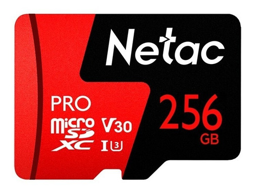 Cartão De Memória Micro Sd Netac 256gb U3 Pro P Gopro Switch