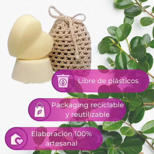 Shampoo Y Acondicionador Solido Jabonera Natural Organico Pelo Seco/rulos