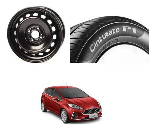 Auxilio Llanta 14 Ford Fiesta + Cubierta 175/65r14 Pirelli