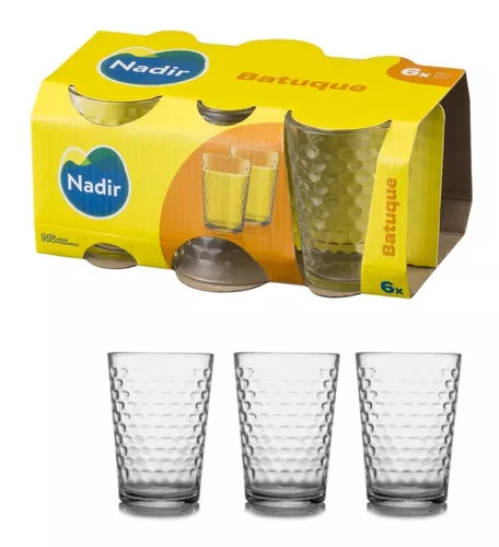 Jogo de Copos Nadir Batuque 265ml com 6 peças