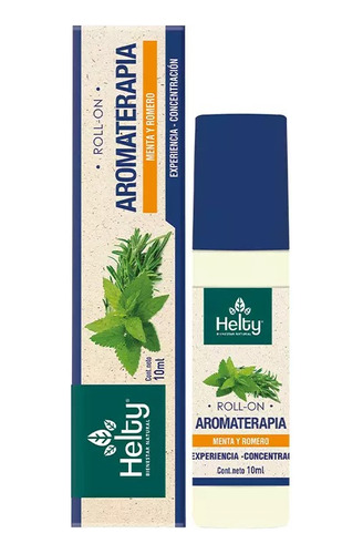 Helty Roll-on Concentración Menta Y Romero 10ml