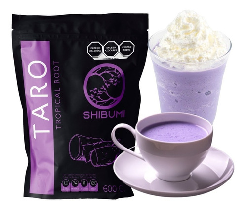 Taro Latte Shibumi 600 G Con Ingrediente Orgánico