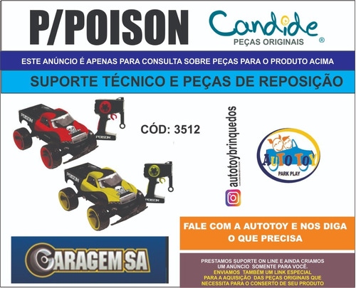 Poison 3512 - Garagem Sa - Consulta Para Peças