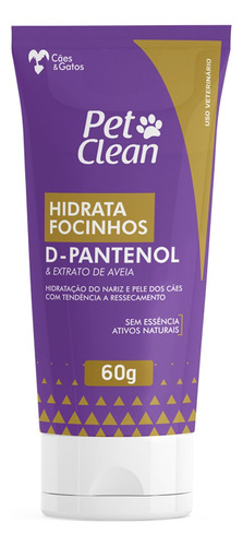 Hidratante De Focinho Hidrata Focinhos Cães Pet Clean 60g
