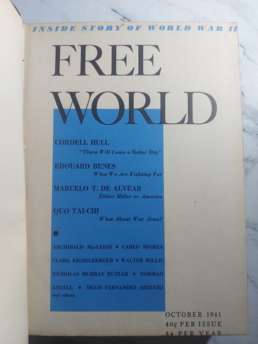 Free World 1941 Magazine Universe. Ian 429