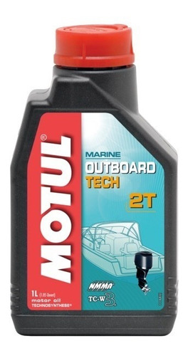 Oleo Motul Marine Outboard Tcw3 2t Motor Popa Náutico