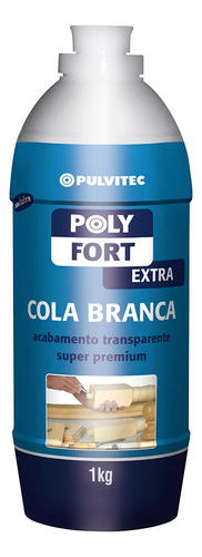 Cola Branca Polyfort Extra 1kg Pulvitec