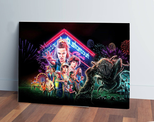 Cuadro Stranger Things 526 50x70 Mdf Memoestampados