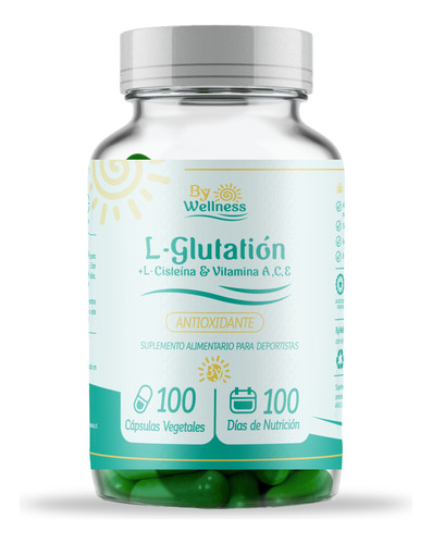 L-glutatión C/ L-cisteina/vitamin A-c-e Bywellness 100 Caps.