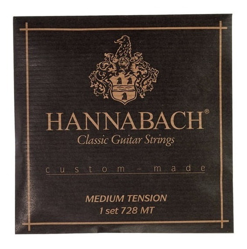 Encordado Criolla Hannabach 728mt Custom Made Medium Tension