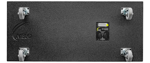 Subwoofer Pasivo De 2x18 Pulgadas De 2000w M-sub28 Melo Color Negro