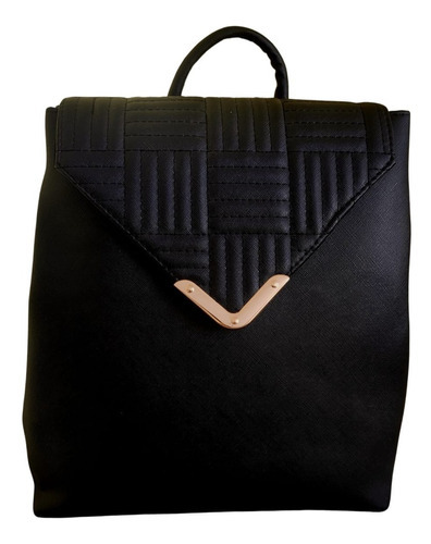 Mochila Dama 3270 Negro Moda Bolso Mujer Bolsa