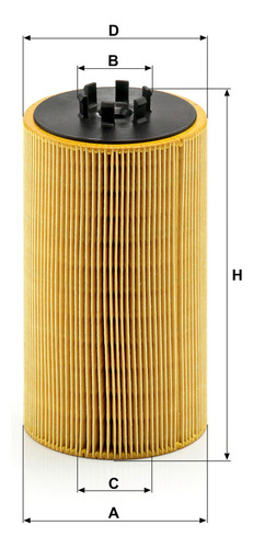 Filtro Óleo Mann-filter Hu1390x Compatível Com 0490 0249