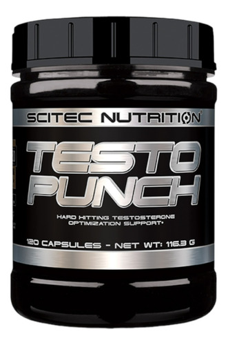 Testo Punch 120 Capsulas 30sv Scitec Nutrition Sabor Sin Sabor