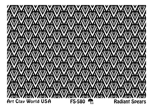 Flexistamp Hoja Textura S Diseño Lanza Radiante 1 Pc.