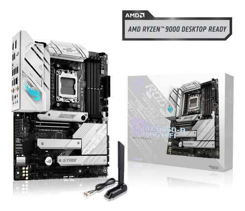 Placa Madre Asus Rog Strix B650-a Negro/blanco Am5 Ddr5