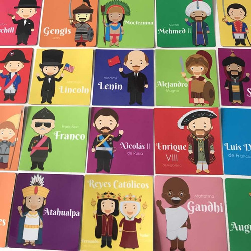 Kit Magnetico De 30 Láminas Líderes Políticos De La Historia