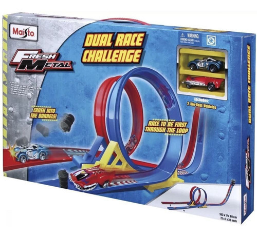 Pista Dual Race Challenge Fresh Metal Maisto 12362