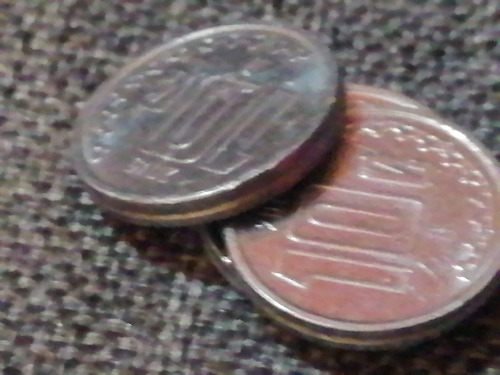 Moneda De 10c Con Error De Fabricación 