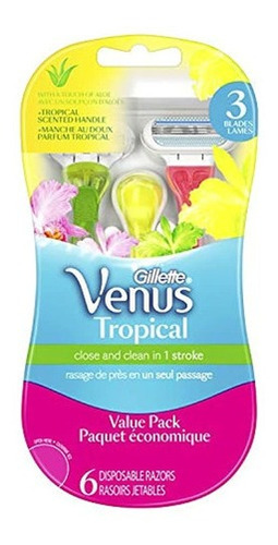 Gillette Venus Tropical - Maquinillas De Afeitar Desechables