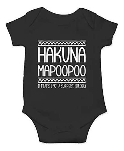 Bodys Para Bebés Estampado De Hakuna Mapoopoo