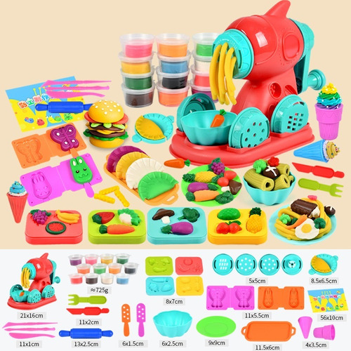 A Conjunto Infantil De Arcilla De Colores,juguetes Bricolaje