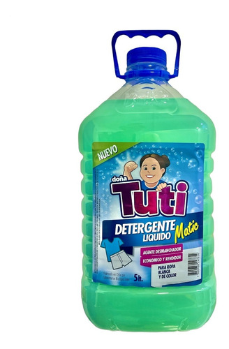 Detergente Doña Tuti 5lts Premium, Versión Económica Briks.
