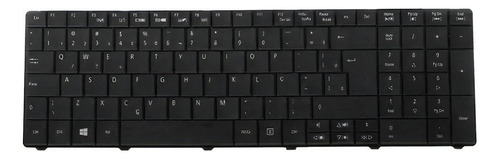 Teclado Para Acer E1-571 E1-531 E1-521 Pk130pl1b27 Ne56r Cor Preta